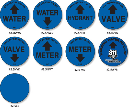 Stock Water Markers 2.5"